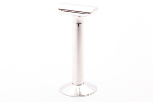 Hone Type 15 Stainless Steel Double Edge Safety Razor | Rhodium Revamp