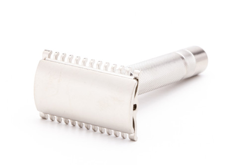 1930's Gillette NEW Long Comb Common Bar Handle Safety Razor | Factory Nickel Revamp